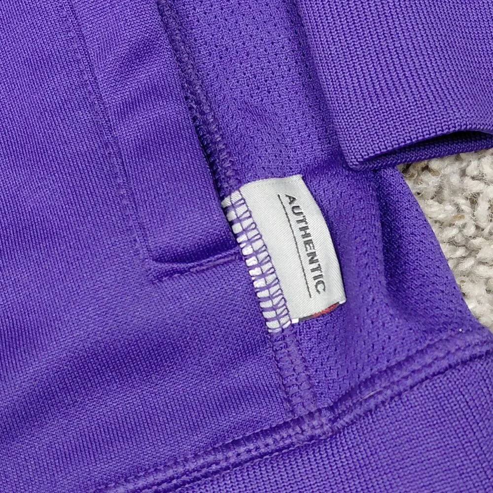 Nike Clemson Tigers Track Jacket Mens 2XL XXL Purple Full Zip Up Dri-Fit